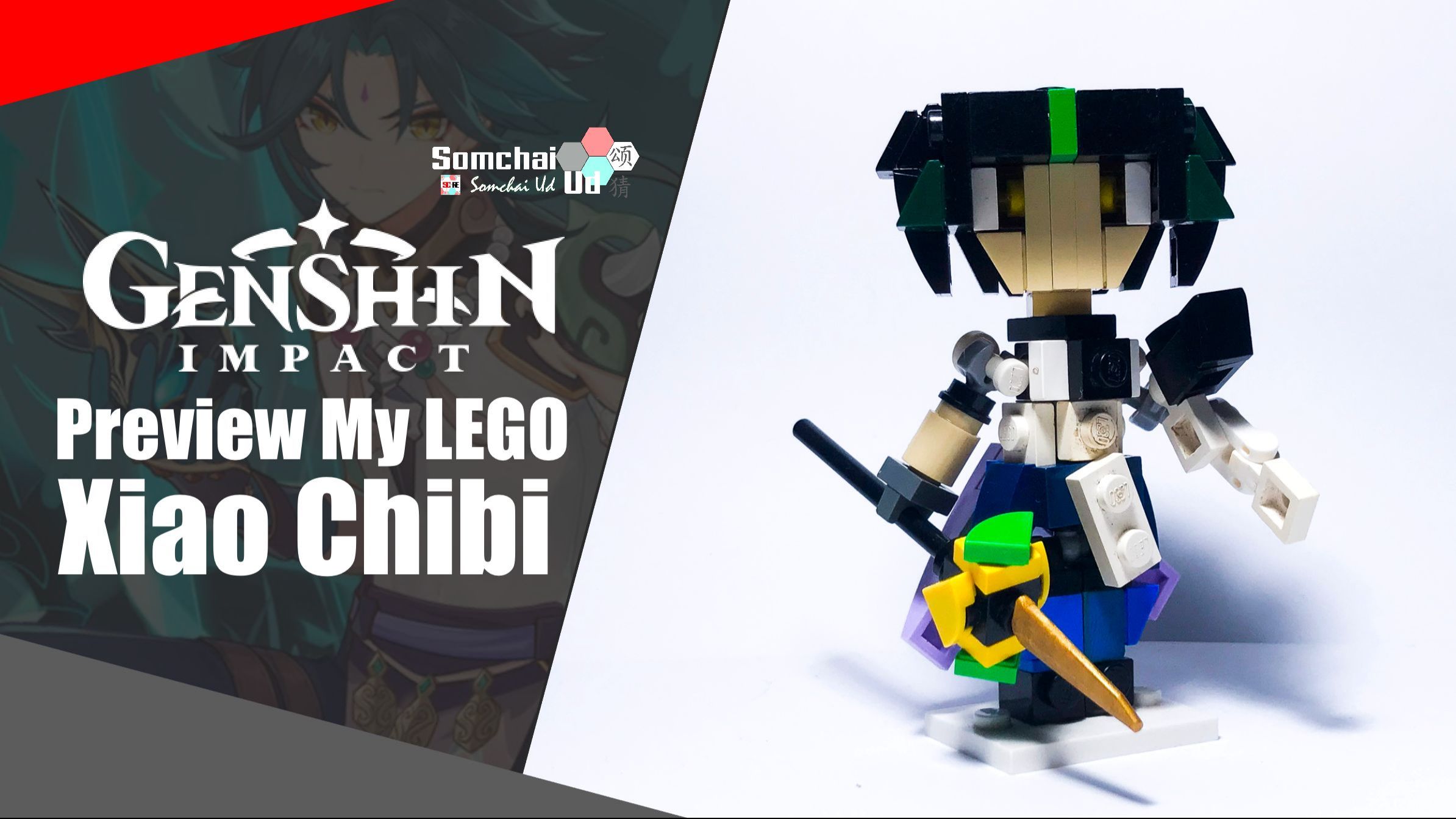 Preview my LEGO Xiao Chibi From Genshin Impact | Somchai Ud - Bilibili