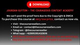 Jourdan Guyton – The Courageous Content Academy