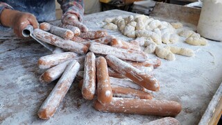 압도적인 스피드! 달인의 초스피드로 만드는 소시지 핫도그와 찹쌀 도너츠 / super speed sausage donut master / korean street food