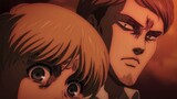 Armin, Mikasa And Jean See Commander Pixis As A Titan And Armin Kills Him