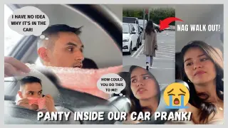 PANTY INSIDE OUR CAR PRANK! **GONE WRONG** BRITISH-FILIPINA COUPLE 🇬🇧🇵🇭
