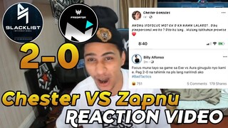 NA 0-2 ANG NXP SOLID KONTRA BLACKLIST CHESTER VS ZAPNU TRASHTALKAN REACTION