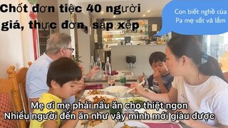 Cá kho cấp tốc/chốt đơn tiệc sinh Nhật giá cả sắp xếp ra sao/2con thương Bamẹ vất vả/Cuộc sống pháp