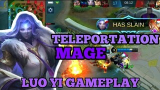 LUO YI : NEW MAGE GAMEPLAY | Mobile Legends Bang Bang | Mr. Inquix