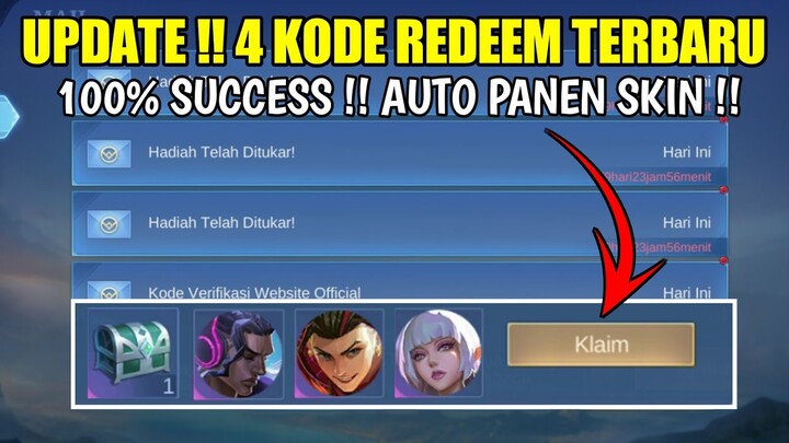 UPDATE !! 4 KODE REDEEM TERBARU MOBILE LEGENDS || Special MSC