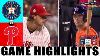 Philadelphia Phillies vs. Houston Astros (11/2/22) WORLD SERIES Game 4| MLB Highlights (Set1)