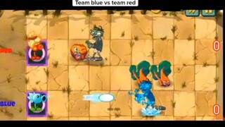 (TikTok Plants vs Zombies 2) Team Red va Blue | Win!