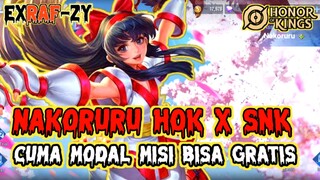 CUMA MODAL QUEST UDAH DAPAT NAKORURU GRATISAN - HONOR OF KING X SNK