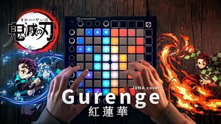 Demon Slayer: Kimetsu no Yaiba OP - Gurenge 紅蓮華 (JVNA Cover) | Launchpad Cover [UniPad]