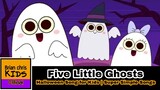 Five Little Ghosts | Halloween Song for Kids | Super Simple Songs