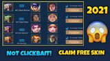FREE ELITE SKIN AND EPIC "CLAIM NOW" NEW EVENT 2021 MOBILE LEGENDS