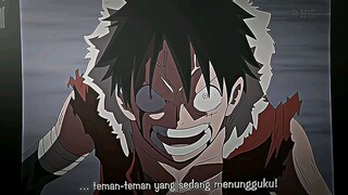 ketika luffy di ejek oleh musuhnya dan membangkitkan haki nya👒💀💀