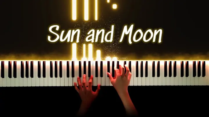 @anees  ft. @John Roa  - Sun and Moon | Piano Cover with Strings (with Lyrics & PIANO SHEET)