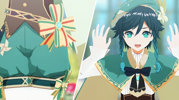 [Remodel Display/Genshin Impact MMD] Goodbye Flower Stealer❀[Comic Wendy Costume]