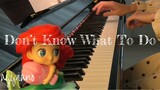 Burn high! BLACKPINK【Don't Know What To Do】Piano Solo Version