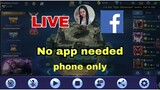 FACEBOOK LIVE STREAM | Start live streaming using your phone no application needed