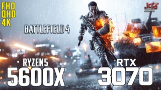 Battlefield 4 on Ryzen 5 5600x + RTX 3070 1080p, 1440p, 2160p benchmarks!