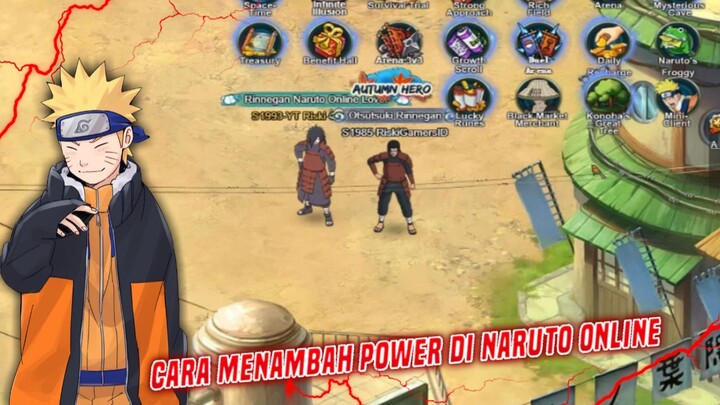Cara menambah power versi gw - Naruto Online