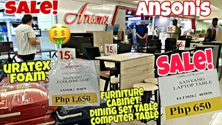 URATEX FOAM SALE! FURNITURE cabinet DINING TABLE COMPUTER table AIRCON,ansons unimart Greenhills