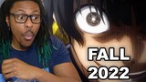 Top 10 Most Hyped Fall 2022 Anime Reaction