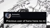Previous user of hana hana no mi 👀
