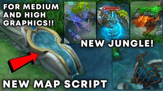 New Mobile Legends Map Script with New Jungle Creeps | Sanctum Island Map Script | MLBB