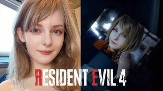 "Resident Evil 4 Remake" "แอชลีย์" Real Face Model Photo Collection