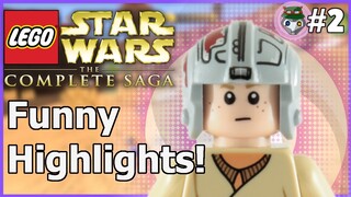 LEGO Star Wars Funny Highlights - We Suck At Pod Racing!