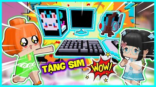 NOOB KAMUI XÂY DỰNG THÀNH CÔNG PC GẤU TUYẾT TẶNG MÈO SIMMY TRONG LÀNG HERO TEAM MINI WORLD