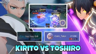 TOP Allain | Kirito Vs Toshiro Tại Đường Tà Thần Ceasar Và Trận Đấu 35% Dame ✓