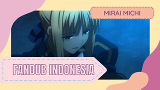 FANDUB BAHASA INDONESIA | Saber VS Caster