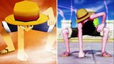 Evolution of Luffy's Gear Second in One Piece Games