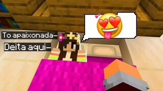 CONQUISTEI UMA INSCRITA E ELA ME CHAMOU PRO QUARTO! MINECRAFT MULTIPLAYER (mcpe) !