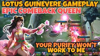 EPIC COMEBACK GUINEVERE GAMEPLAY | AKIHITO GUINEVERE GAMEPLAY | MLBB