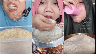 DYMA KULINER 💕Kompilasi 14 Vidio💕Makan Beras Mentah 💕 #asmr @dymavlog @Dymakuliner