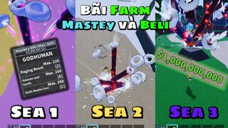 Roblox- Một Số Bãi Farm Beli và Mastery Siêu Ngon Ở Từng Sea 1,2,3 | Blox Fruit