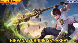 NIRVANA BURNING SKY ARRAY. #507-508 Wu Dong Qian kun