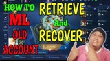 How to Retrieve and recover your Old mobile legends account