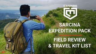 Cannae Sarcina Expedition Pack Review // What's in my Travel Backpack? 2021