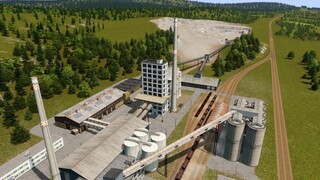 Making Cement in New Factory and Mine - Cities: Skylines - Altengrad 61