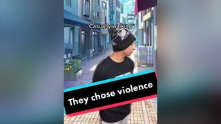 They chose violence. fyp foryou anime weeb otaku manga asilentvoice shokonishimiya iykyk animetok joke viral allmightemouse