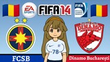 Kinako FIFA 14 | FCSB VS Dinamo Bucharești (Romanian Eternal Derby)