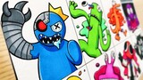 Drawing ROBLOX - R.I.P Rainbow Friends / BLUE's Dark Secret / The Forgotten Rainbow Friend