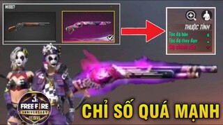 Tiết Lộ Những Phần Quà Sẽ Nhận Được Trong Sinh Nhật Free Fire Lần 3, Chỉ Số Skin M1887| Free Fire