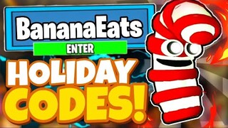 *DECEMBER 2021* BANANA EATS CODES *❄HOLIDAY UPDATE* ALL NEW SECRET OP CODES ROBLOX BANANA EATS!