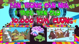 ĐẦU TƯ 10.000 KIM CƯƠNG || XÂY NHÀ DƯỚI LÒNG ĐẤT || VƯƠN TẦM THẾ GIỚI ✅ PLAY TOGETHER