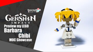 Preview my LEGO Barbara Chibi From Genshin Impact | Somchai Ud