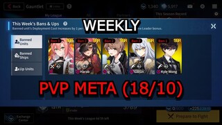 Luận bàn Meta PvP (18/10) - Tạm biệt team rush =)))) || Counter: Side