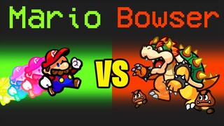 MARIO vs BOWSER in Among Us