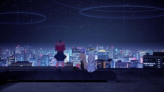 夜空下